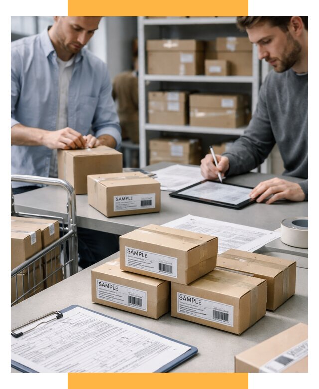 Доставка образцов и малых партий от 7777 р., СетСервис-Омс