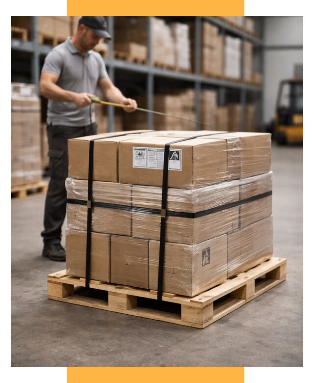 Упаковка и паллетирование грузов от 3629 р. | СетСервис-Омс