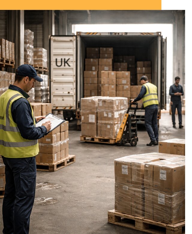 Доставка грузов из Великобритании с таможенным оформлением от 12961