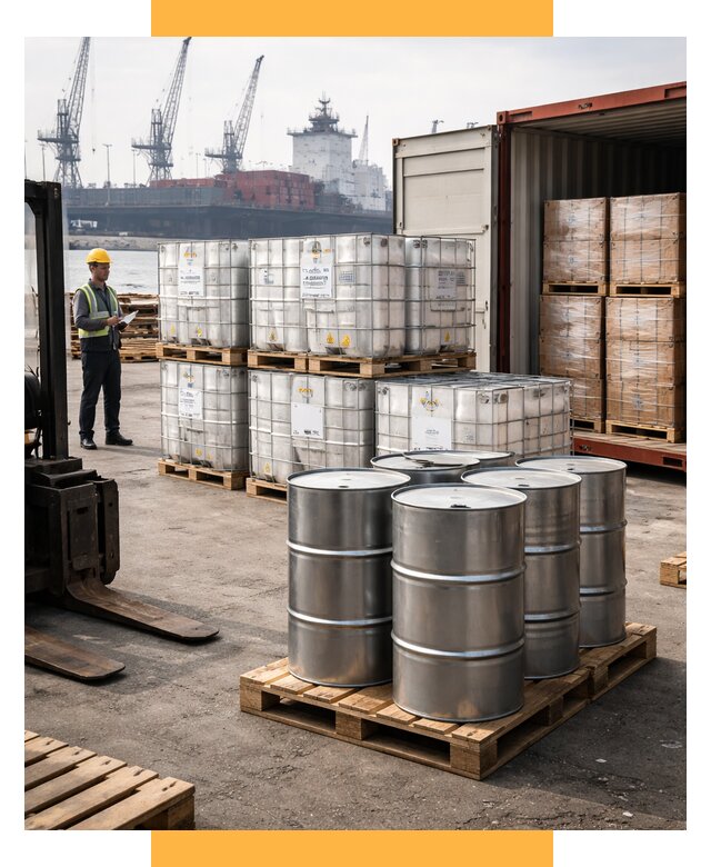 Доставка химического сырья из Индии от 259225 р. | СетСервис-Омс