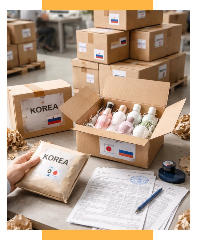 Доставка косметики из Кореи от 8814 р. под ключ | СетСервис-Омс