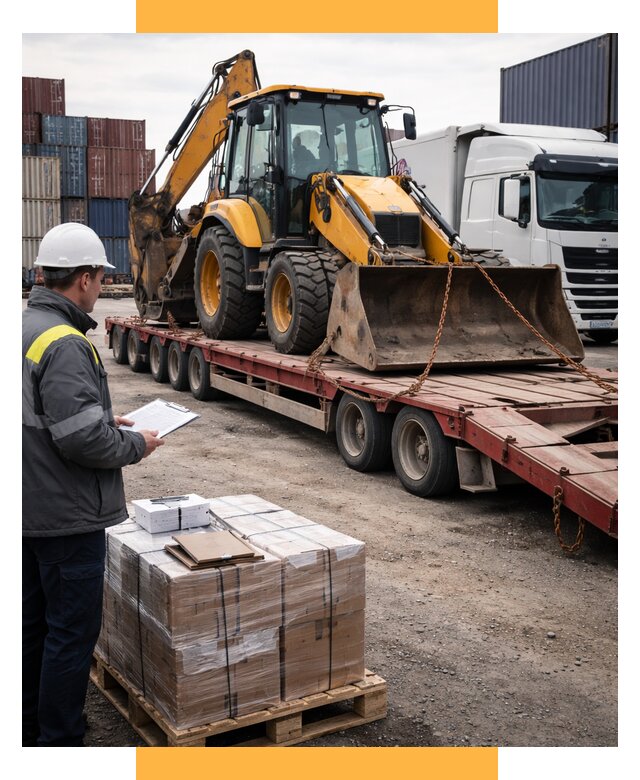 Международная перевозка спецтехники от 46661 р., СетСервис-Омс