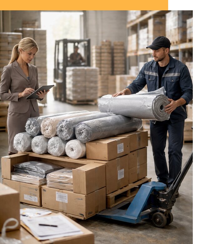 Перевозка текстиля по миру от 15554 руб. с таможней и страхованием