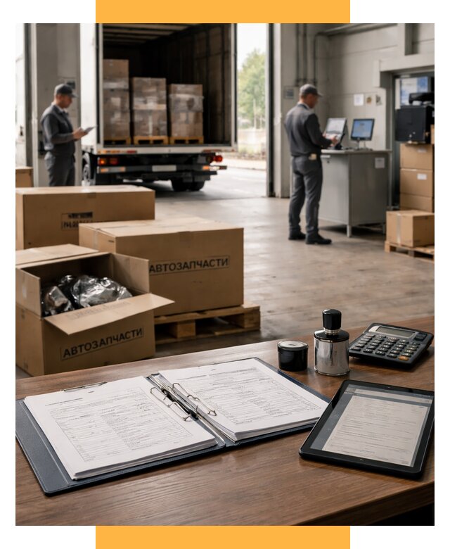 Таможенное оформление автозапчастей под ключ от 8814 р., СетСервис-Омс