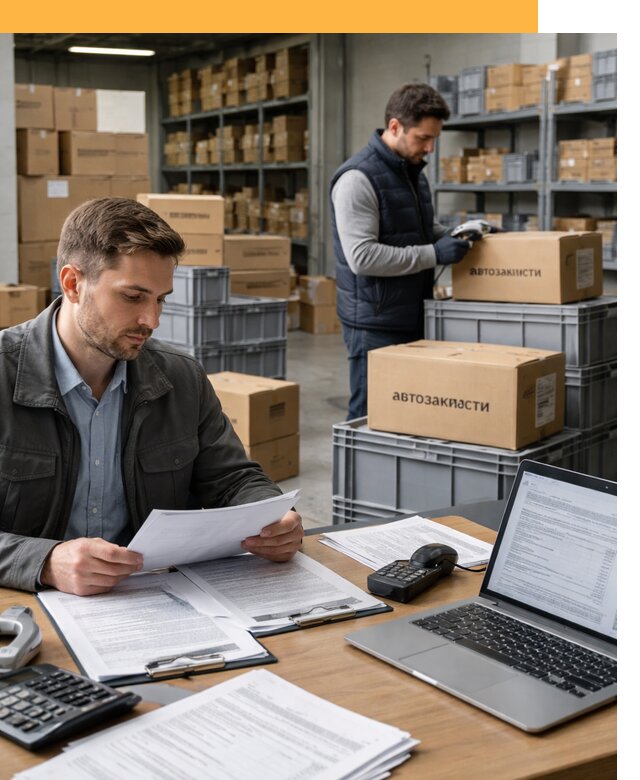 Таможенное оформление автозапчастей по выгодным тарифам от 8814
