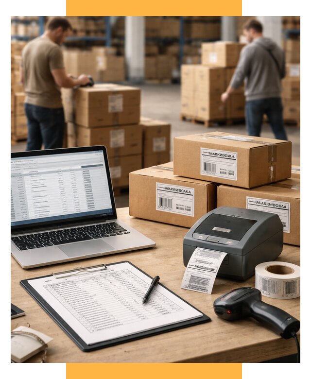 Маркировка импортных товаров от 4666 р. под ключ, СетСервис-Омс