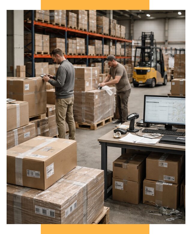 Склад консолидации в Европе от 6740 р., услуги СетСервис-Омс